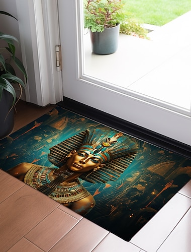  egyptisk konst pharaoon dörrmatta golvmattor tvättbara mattor köksmatta halkfri oljesäker matta inomhus utomhusmatta sovrumsinredning badrumsmatta entrématta