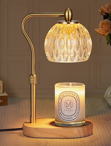 Подогреватель свечей, подъемная лампа из плавящегося воска, лампа для ароматерапии, стеклянная печь для ароматерапии, прикроватная лампа, лампа для плавления свечей с таймером, настольная лампа для спальни