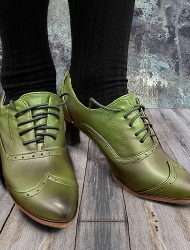  Női Pompák Szandálok Félcipők Bullock cipő Extra méret Vintage cipők Parti Napi Kivág Cicasarok Elegáns Szüret Divat Műbőr Sötétvörös Fekete Fehér