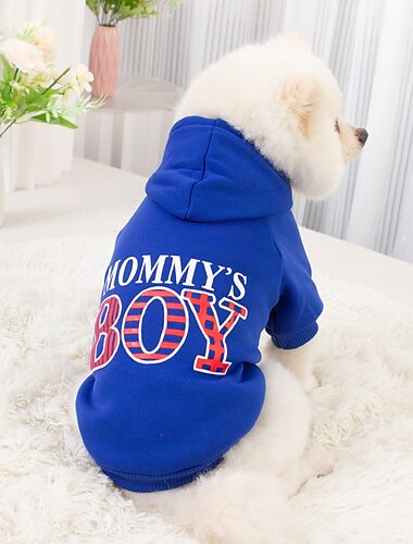  Perros Gatos Saco y Capucha Deportes y Exterior Casual Invierno Templado Transpirable Suave Lavable Cómodo Exterior Casual Diario Ropa para perros for Bichón Frisé Pomerania Animal doméstico del beb