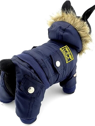  Perros Gatos Abrigos Chaqueta Chaquetas de Plumón Moda Fiesta Invierno Impermeable Templado Transpirable Suave Lavable Navidad Víspera de Todos los Santos Exterior Casual Diario Ropa para perros for