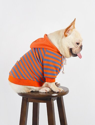  Perros Gatos Saco y Capucha Elegante Casual Invierno Templado Transpirable Suave Lavable Cómodo Navidad Exterior Casual Diario Ropa para perros for Bichón Frisé Pomerania Animal doméstico del beb