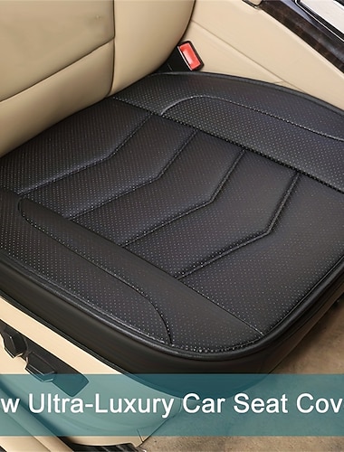  הגנה על מושב רכב יוקרתי מושב יחיד מוקף במלואו כיסוי מושב מכונית מעור pu נושם עבור רוב רכבי השטח הסדאן אוניברסלי לכל עונות השנה