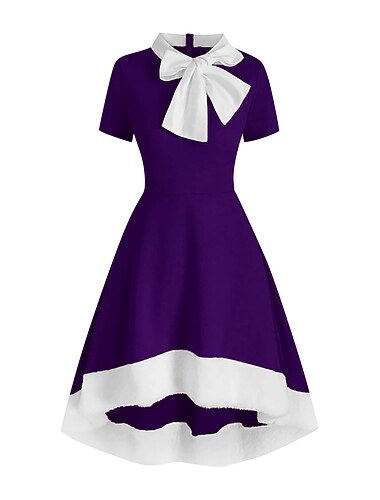  Fancy julekjole Dame 1950-tallet Voksne Jul Maskerade julaften Jul Fest Nyttårsaften Kjole