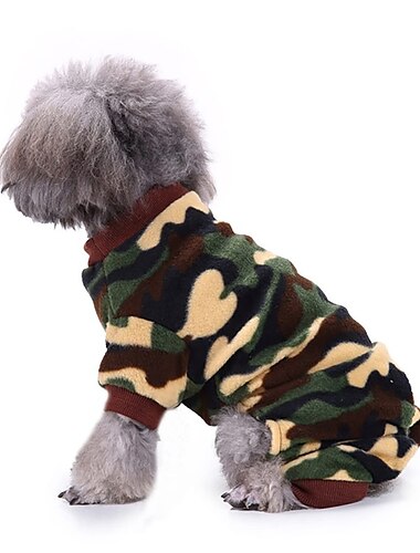  Honden Katten Pyjama Modieus Casual Winter Warm Ademend Zacht Wasbaar Comfortabel Buiten Casual / Dagelijks Hondenkleding for Bichon Frise pomeranian kleine huisdieren Vlinder Small