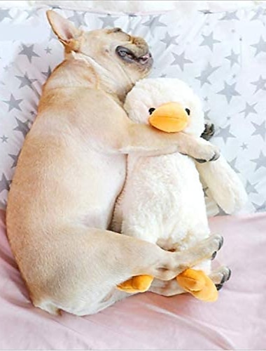  pehmo ankkakoiran lelu pehmolelut 15 isoa vinkuvaa koiranlelua pehmeä tyyny käpertyvä halattava koiranpentu lelu isolle keskikokoiselle pienen rodun koiralle