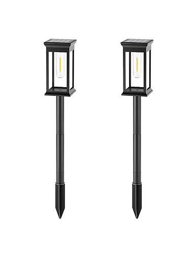  1 Stück 3 W LED-Solarleuchten Solarbetrieben Wasserdicht Dekorativ Warmweiß 1.2 V Außenbeleuchtung Hof Garten 1 LED-Perlen Weihnachten Neujahr