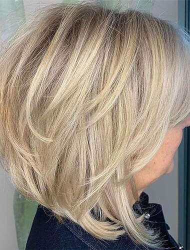  Perucas loiras curtas com corte pixie para mulheres negras peruca loira loira bob em camadas com franja de cortina para mulheres peruca loira sintética clara bob desgrenhada 613 peruca loira com corte
