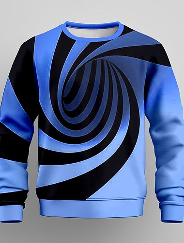  Chlapecké 3D Grafika Mikina Pullover Dlouhý rukáv 3D tisk Podzim Zima Módní Šik ven Chladný Děti 3-12 let Tričkový Venkovní Ležérní Denní Běžný