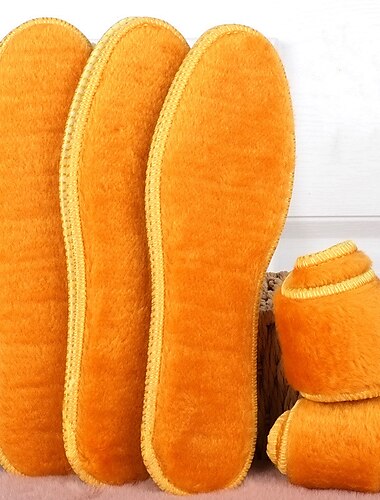  2 Paar Winter-Einlegesohlen aus Wollfilz für Schuhe – warme Thermo-Fleece-Schuheinlagen für Männer und Frauen, ideal für Outdoor-Wanderungen, Arbeitsstiefel und Komfort bei kaltem Wetter.
