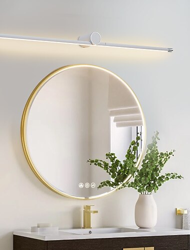  Spiegelleuchten, Vintage-Badezimmerspiegelleuchte mit Schalter, Badezimmerlampe, Kosmetikspiegelleuchten für Schminktischbeleuchtung, IP44-Innenwandleuchte, rotierende Make-up-Licht-Bilderlampen