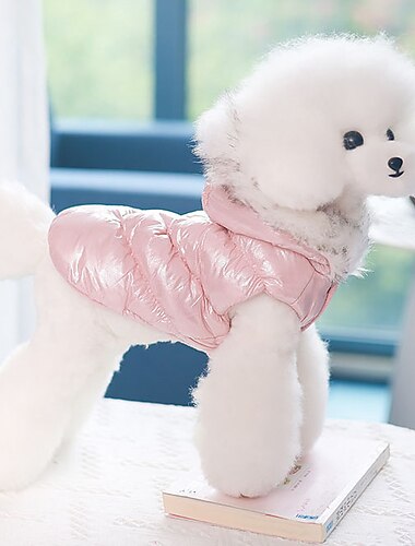  Hund Katze Mäntel Jacke Weste Sport & Outdoor Lässig Winter Reflektierend Warm Atmungsaktiv Weich Waschbar Outdoor Alltagstauglich Hundebekleidung for Bichon Frise Zwergspitz Baby Haustier Papillon