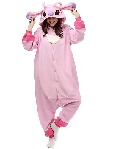  Børne Voksne Dyr Gruppedrakt Onesie kostume Karneval kostume Tegneserier Blå monster Onesie-pyjamas Kigurumi pyjamas Vedhæng Sjovt kostume Til Herre Dame Drenge Karneval Tegneserie