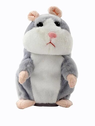  sprechender Hamster, Plüschtier, Aufnahmehamster, elektrischer Hamster. Eine Aufnahme, mit der man sprechen lernen kann. nickender Hamster, kleine Maus, elektrisches Spielzeug