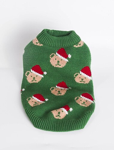  Chien Chat Pull Fête Occasionnel Hiver Respirant Doux Lavable Confortable Noël Extérieur Décontracté Quotidien Vêtements pour Chiens for Bichon Frisé Spitz Nain Bébé Animal Papillon Petit