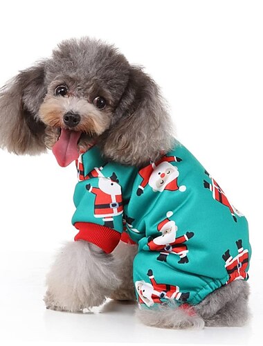  犬用 猫用 スウェットシャツ パーティー カジュアル 冬 高通気性 ソフト 洗濯可 快適 クリスマス アウトドア カジュアル／普段着 犬服 for ビジョンフリーゼ ポメラニアン 赤ちゃんサイズ パピヨン Small