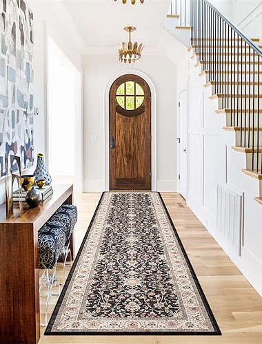  mandala bohemian boho runner matta område matta halkfri golvmatta sängbord vardagsrum sovrum inomhus utomhus