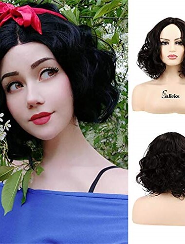  Kurze lockige blonde Perücke für Damen, weiche synthetische, hitzebeständige Partykostüme, Halloween-Perücken