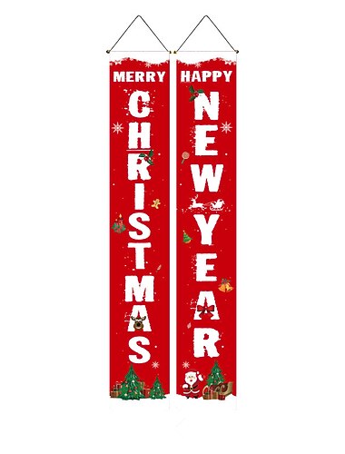  god jul dør banner veranda skilt dekorasjon moderne gårdshus dekor jule dør bannere jule velkomst banner inngangsdør oxford klut god jul