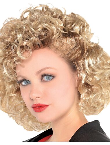  perruque de graisseur accessoire de costume de carnaval pour femme graisse taille unique blonde