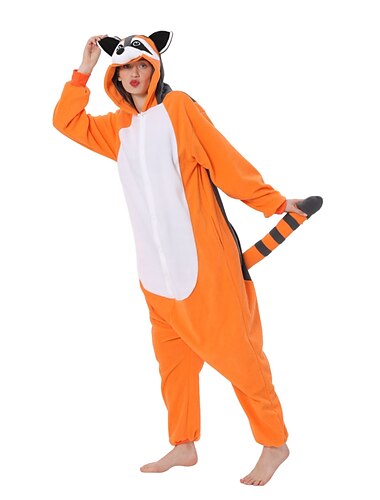  Aikuisten Eläin Yöasut Onesie-asu Karnevaali puku Pesukarhu Pyjamahaalarit Kigurumi Pyjama Hauska puku varten Miehet ja naiset Joulu Karnevaali Sarjakuva