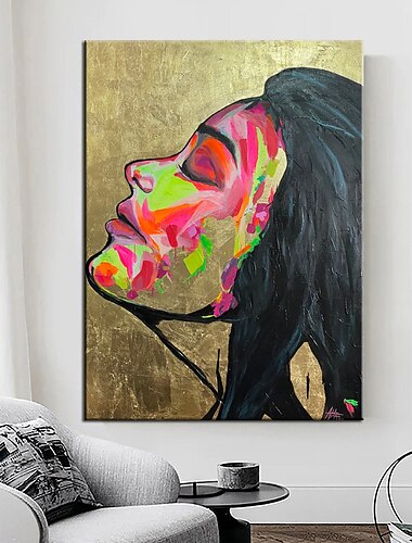  لوحة كبيرة مرسومة يدويًا باللونين الأسود والذهبي، لوحة من رقائق الأكريليك على القماش، فن تجريدي، لوحة تجريدية ذهبية، لوحة سوداء، ديكور منزلي، جاهزة للتعليق أو القماش