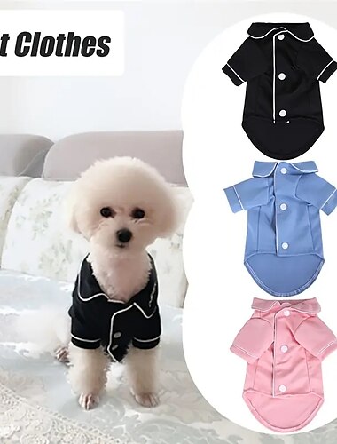  Honden Katten Pyjama Modieus Casual Ademend Zacht Wasbaar Comfortabel Buiten Casual / Dagelijks Hondenkleding for Bichon Frise pomeranian kleine huisdieren Vlinder Small