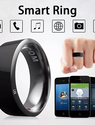 NFC id ic integración de funciones tres en uno compatible con sistema dual android ios almacenamiento de 128g cuerpo cerámico anillo inteligente jakcom r4
