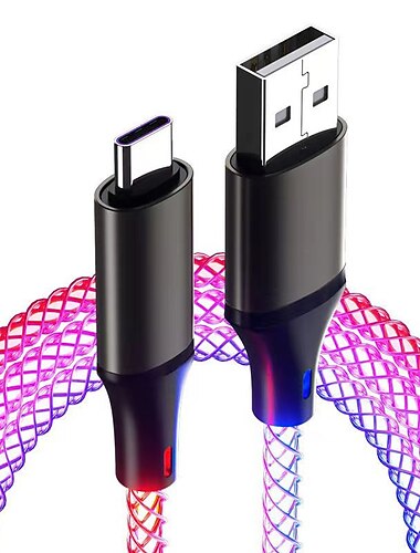  1 csomag USB C kábel 66W 3,3 láb USB A - USB C USB C - USB C USB A - Lightning / mikro / USB C 3 A Gyorstöltés Tartós 3 az 1 -ben Kompatibilitás Samsung Xiaomi Huawei Mobiltelefon tartozék