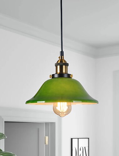  מנורת תליון לד 1 אור תלוי ראש בית קפה חדר אוכל מסעדה בר מלון תאורה תלויה 110-240v