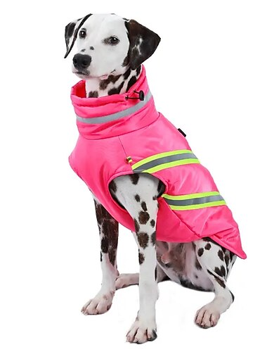  Dog Cat Coat Jacket Sports & Outdoors Casual Winter Reflective Warm Breathable Soft Washable Outdoor Casual Daily Dog Clothing for Bichon Frise Pomeranian Baby Pet Papillon Small