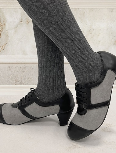  Γυναικεία Γόβες Οξφόρδη Bullock Παπούτσια Μεγάλα Μεγέθη Vintage παπούτσια Πάρτι ΕΞΩΤΕΡΙΚΟΥ ΧΩΡΟΥ Συμπαγές Χρώμα Χειμώνας Γατίσιο Τακούνι Μυτερή Μύτη Κομψό Βίντατζ Πολυτελές Σουέτ Μοκασίνια