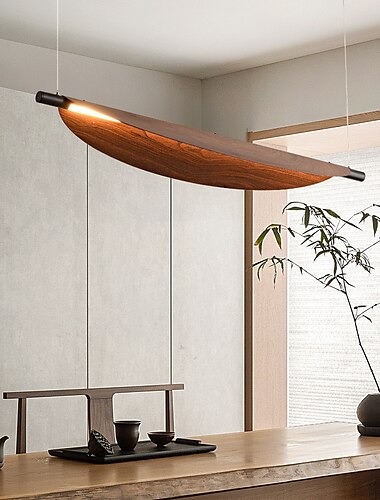  lampada a sospensione a led 70 cm / 105 cm luci dell'isola linea dimmerabile design metallo minimalista finiture verniciate sala da pranzo luci della cucina 110-240 v