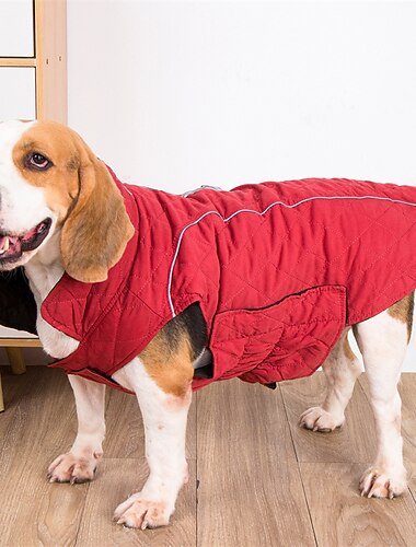  Dog Cat Coat Jacket Fashion Party Winter Reflective Waterproof Warm Breathable Double-Sided Christmas Halloween Outdoor Casual Daily Dog Clothing for Bichon Frise Pomeranian Baby Pet Papillon Small