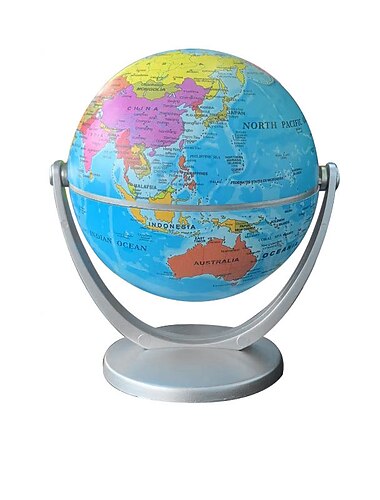  1 stück retro globus 360 rotierenden erde welt ozean karte ball antike desktop geographie lernen bildung hause schule dekoration