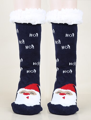  julenissen Julefest Tilbehør Julesokker Herre Dame søt stil Jul julaften Sokker