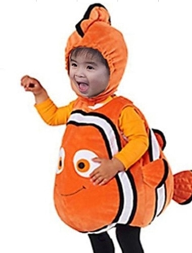 Nemo Cosplay-kostym Kläder kungens dag Cosplay kostym Film-cosplay for Pojkar Flickor Barn Barnens Dag