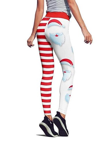  Kerstman Leggings Joggingbroek Dames Kerstmis Volwassenen Kerstmis kerstavond Kerstmis Oudejaarsavond Broeken