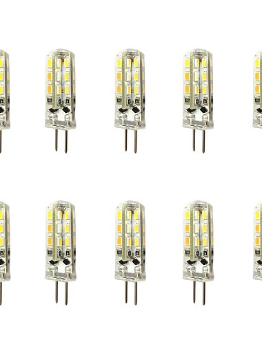  LED Stiftsockel G4, G4-LED-Lampen JC Bi-Pin-Sockelleuchten 1,5 W DC 12 V 10 W T3-Halogenlampen-Ersatz-Landschaftslampen