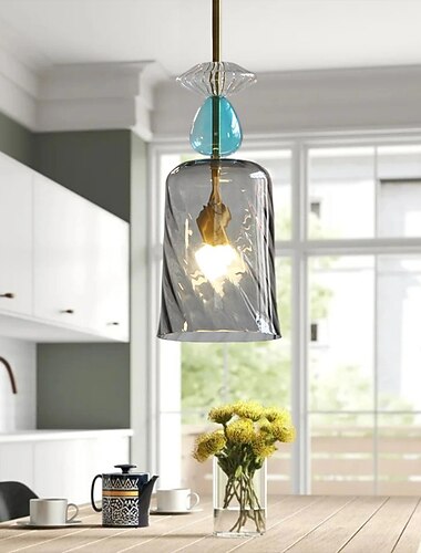  eenvoud helder glazen hanglamp nordic modern design restaurant droplight home decor e27 plafond hanglamp voor cafe loft dessert winkel bar 110-240v