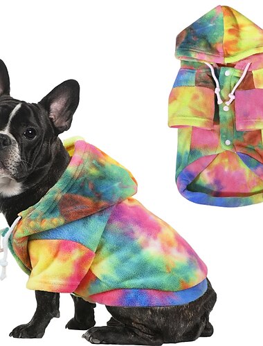  Perros Gatos Saco y Capucha Moda Casual Transpirable Suave Lavable Cómodo Navidad Víspera de Todos los Santos Exterior Casual Diario Ropa para perros for Bichón Frisé Pomerania Animal doméstico del