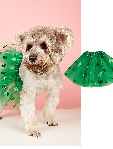  Hund Katze Kleid Rock Elegant Niedlich Winter Atmungsaktiv Weich Waschbar Bequem Weihnachten Outdoor Alltagstauglich Hundebekleidung for Bichon Frise Zwergspitz Baby Haustier Papillon Klein
