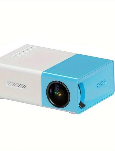  M100 Mini Mini Projector Home LED Portable 3D Projector HD LED Projektor Videoprojektor für Heimkino 320x240 20 lm Kompatibel mit HDMI USB