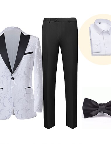  Retrò Vintage Anni Ruggenti Anni 1920 Abiti Completi & Blazer Il grande Gatsby Gentiluomo Per uomo Mascherata Feste Festa & Sera Addio al Nubilato Adulti Cappotto Blusa Pantaloni