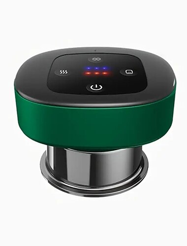  intelligent vakuum cupping og skrabe instrument husstand trådløst stort sugeånding varme cupping instrument elektrisk suge og massage instrument