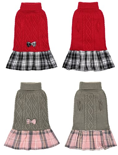 Prodotti per cani Prodotti per gatti Vestiti Di tendenza Festa Inverno Caldo Traspirante Morbido Lavabile Comodo Natale Halloween Natale Esterno Casual / quotidiano Abbigliamento per cani for Bichon