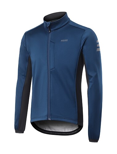  Arsuxeo Herren Fahrradjacke Radjacke Windschutz Fleecejacke Winter Warm Feuchtigkeitsableitung Atmungsaktivität Tasche auf der Rückseite Fahhrad Jacke Trainingsanzug MTB Mountain Rennrad Radfahren in