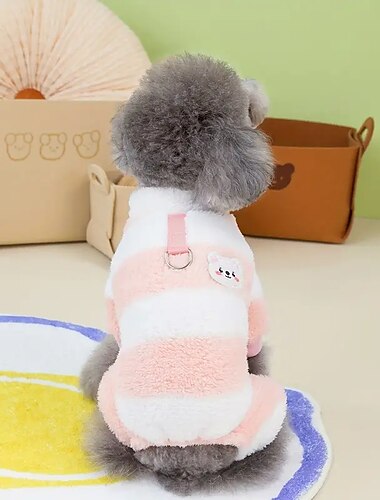  Hund Katze Pullover Jumper Mode Lässig Winter Warm Atmungsaktiv Weich Waschbar Bequem Outdoor Alltagstauglich Hundebekleidung for Bichon Frise Zwergspitz Baby Haustier Papillon Klein
