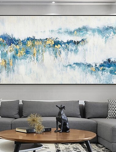  Mintura pinturas al óleo abstractas hechas a mano sobre lienzo, decoración de arte de la pared, imagen moderna para decoración del hogar, pintura enrollada sin marco y sin estirar