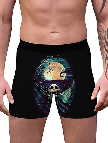  Regalos de Navidad Boxers Cortos Ropa Interior Hombre Navidad Carnaval Mascarada Fiesta de disfraces Navidad Adulto Fiesta Navidad